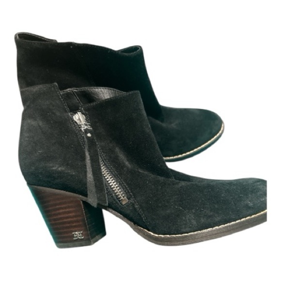 Sam Edelman, Macon, Black Ankle Boots - Picture 3 of 8